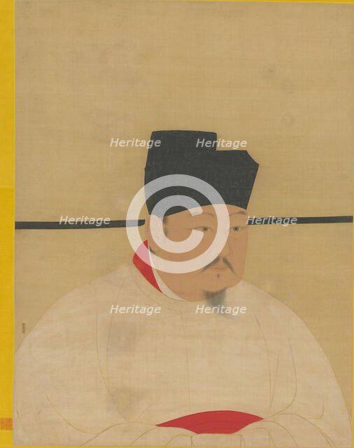 Portrait of the Emperor Zhenzong of Song (968-1022). Creator: Chinese Master.