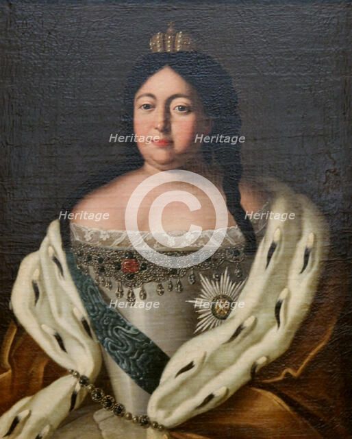 'Portrait of the Empress Anna Ioannovna', 18th century. Artist: Unknown