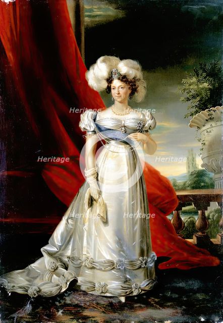 Portrait of the Empress Dowager Maria Feodorovna, 1824. Creator: George Dawe.
