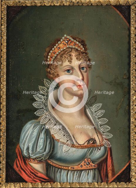 Portrait of the Empress Marie-Louise (1791-1847), c1820. Creator: Anonymous ().