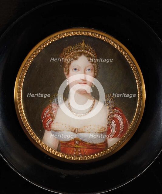 Portrait of the Empress Marie-Louise (1791-1847), Mid of the 19th cen..