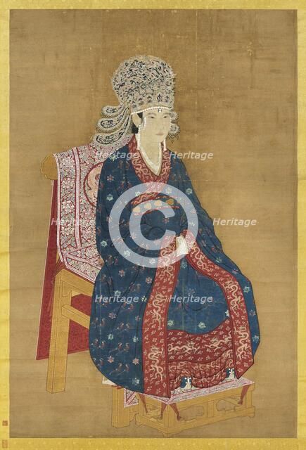Portrait of the Empress Xiang (1047-1102). Creator: Chinese Master.