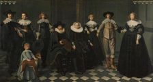 Portrait of the Family of Dirck Bas Jacobsz, Burgomaster of Amsterdam, 1634-1635. Creator: Dirck Dircksz. Santvoort