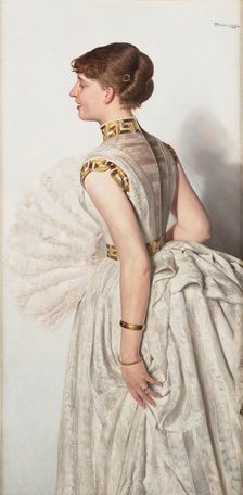 Portrait of the Fiancée, 1887. Creator: Jacek Malczewski