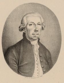 Portrait of the flautist and composer Friedrich Hartmann Graf (1727-1795), 1800s