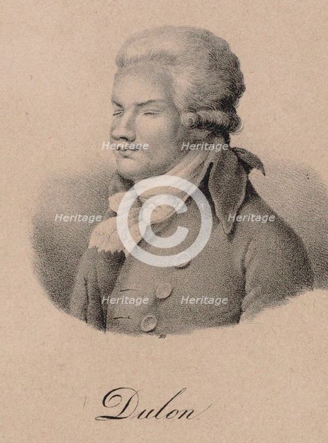 Portrait of the flautist and composer Friedrich Ludwig Dulon (1769-1826), 1830.