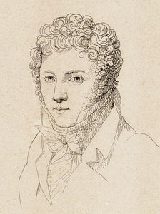 Portrait of the flutist and composer Joseph Guillou (1787-1853), 1820. Creator: Frémy, Jacques (1782-1867)
