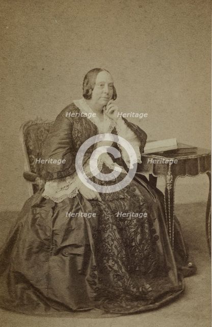 Portrait of the French writer Countess Dash (1804-1872), 1872. Creator: Franck (François Gobinet de Villechole) (1816-1906).