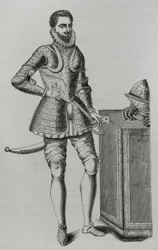 Portrait of the French Prince Francis of France, (1554-1584), Duke of Alençon (1877). Creator: Unknown