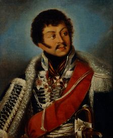 Portrait of the General Dmitry Dmitrievich Shepelev (1771-1841). Artist: Anonymous