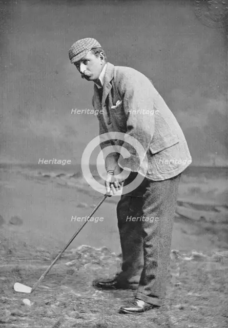 Portrait of the golfer JE Laidlay, 1896. Creator: W Crooke.
