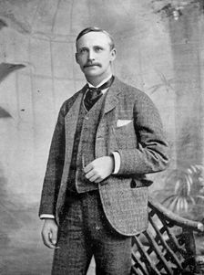 Portrait of the golfer JH Taylor, 1896. Creator: H Cotty Philpot