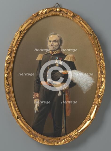 Portrait of the Governor General of Suriname, Reinier Frederik Baron van Raders, c.1852. Creator: Anon.