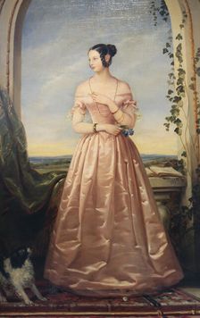 Portrait of the Grand Duchess Alexandra Nikolaevna 1840. Artist: Christina Robertson