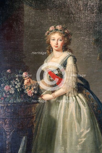 'Portrait of the Grand Duchess Elizabeth Alexeyevna', 1795.  Artist: Elisabeth Louise Vigee-LeBrun