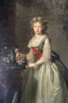 Portrait of the Grand Duchess Elizabeth Alexeyevna 1795. Artist: Elisabeth Louise Vigee-LeBrun