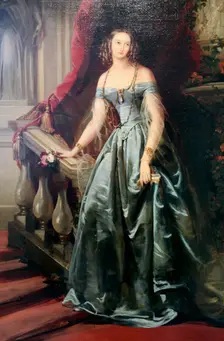 Portrait of the Grand Duchess Olga Nikolaevna 1841. Artist: Christina Robertson