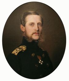 Portrait of the Grand Duke Konstantin Nikolaevich 1859. Artist: Franz Xaver Winterhalter