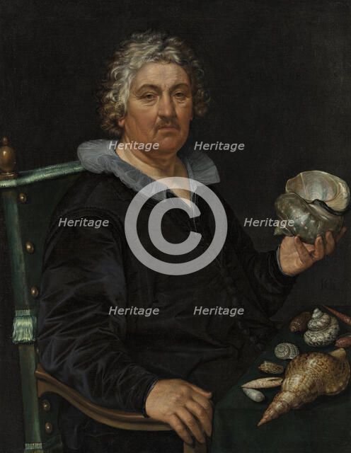 Portrait of the Haarlem Shell Collector Jan Govertsen van der Aer, 1603. Artist: Goltzius, Hendrick (1558-1617)