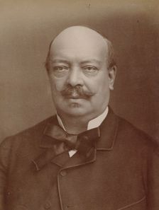 Portrait of the harpist and composer Félix Godefroid (1818-1897), 1890s