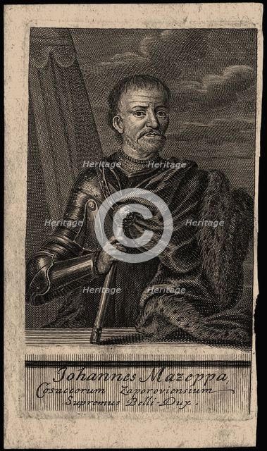 Portrait of the Hetman Ivan Mazepa (1639-1709), Early 18th cen.. Artist: Anonymous  