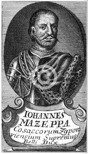 Portrait of the Hetman Ivan Mazepa (1639-1709), Early 18th cen.. Artist: Anonymous  