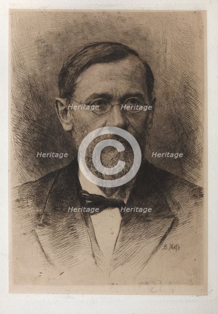 Portrait of the historian Vasily Klyuchevsky (1841-1911).