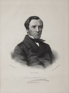 Portrait of the historian and journalist Michail Petrovich Pogodin (1800-1875), 1860s