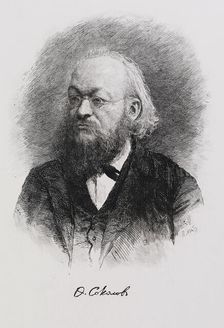 Portrait of the historian Fyodor Fyodorovich Sokolov (1841-1909), 1900s. Artist: Mate (Mathé), Vasily Vasilyevich (1856-1917)