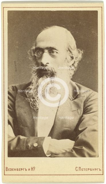Portrait of the historian Konstantin Bestuzhev-Ryumin (1829-1897), Between 1880 and 1886.