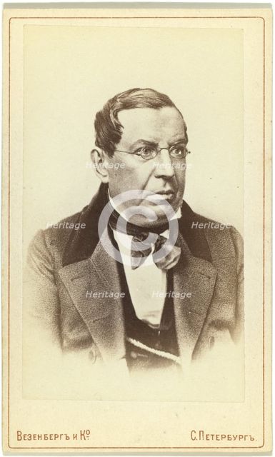Portrait of the historian Nikolay Gerasimovich Ustryalov (1805-1870).