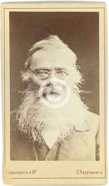 Portrait of the historian Nikolay Kostomarov (1817-1885).