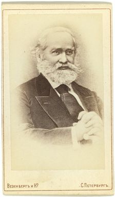Portrait of the historian Sergey Mikhaylovich Solovyov (1820-1879)