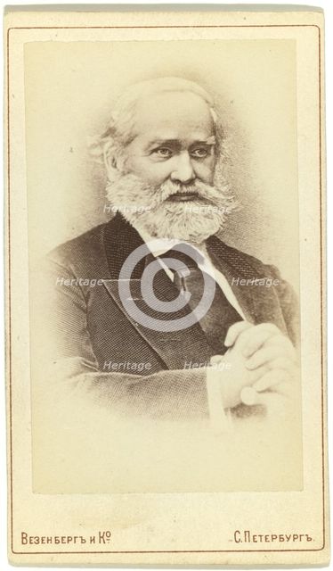 Portrait of the historian Sergey Mikhaylovich Solovyov (1820-1879).