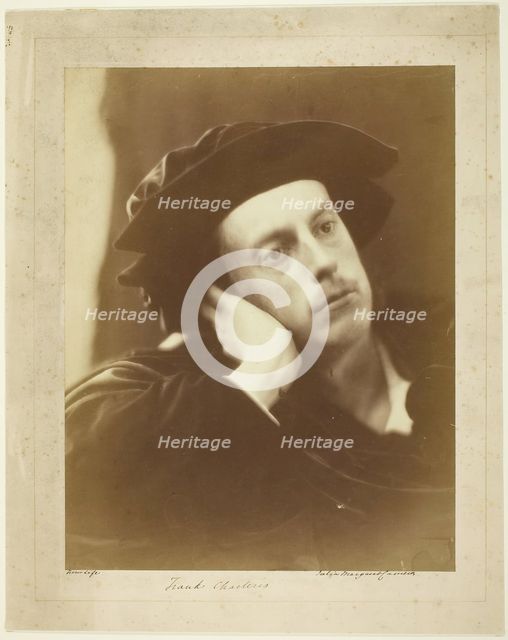 Portrait of The Hon. Frank Charteris, 1867. Creator: Julia Margaret Cameron.