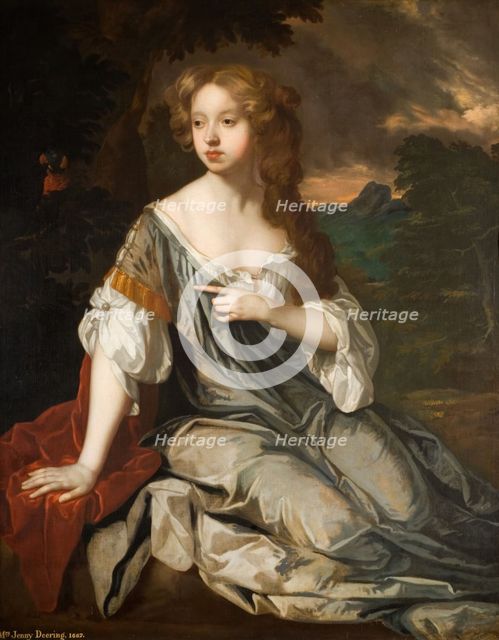 Portrait Of The Hon Mrs Lucy Loftus, 1667. Creator: Peter Lely.