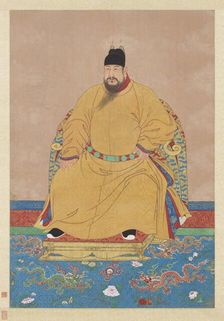 Portrait of the Hongxi Emperor (1378-1425). Creator: Chinese Master