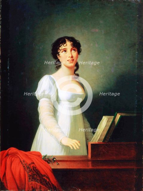 Portrait of the Italian singer Angelika Catalani (1780-1849), 18th century.