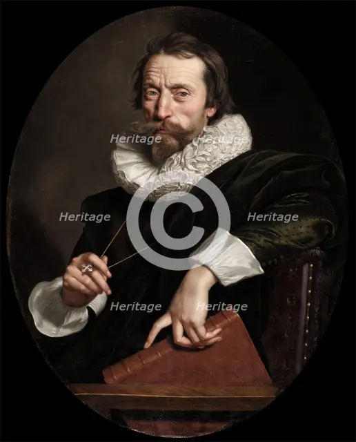 Portrait of the Italian Poet, Giambattista Marino, c1621. Creator: Frans Pourbus the Younger.