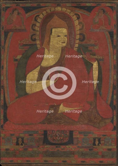 Portrait of the Indian Monk Atisha, early to mid-12th century. Creator: Unknown.