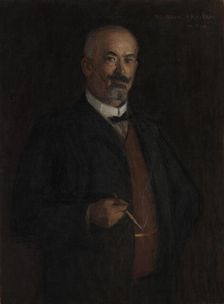 Portrait of the Industrialist August Keirkner, 1905-1918. Creator: Vilho Sjöström