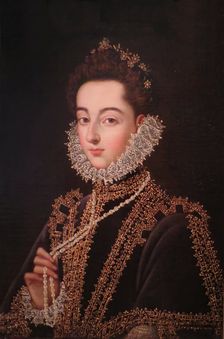 Portrait of the Infanta Catalina Michaela of Austria, 1582. Creator: Alonso Sanchez Coello