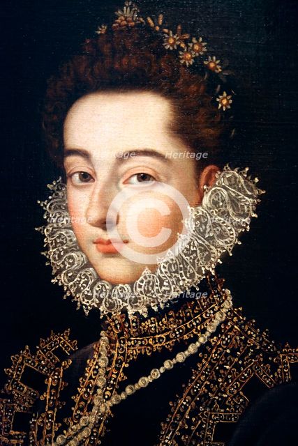 'Portrait of the Infanta Catalina Michaela of Austria', c1582-c1585. Artist: Alonso Sanchez Coello