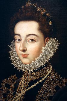 Portrait of the Infanta Catalina Michaela of Austria c1582-c1585. Artist: Alonso Sanchez Coello