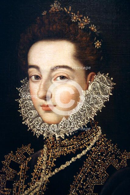 'Portrait of the Infanta Catalina Michaela of Austria', c1582-c1585. Artist: Alonso Sanchez Coello