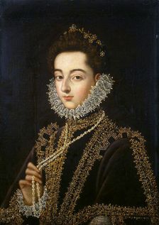 Portrait of the Infanta Catherine Michelle of Spain (1567-1597), 1582-1585. Creator: Sánchez Coello, Alonso (1531-1588)