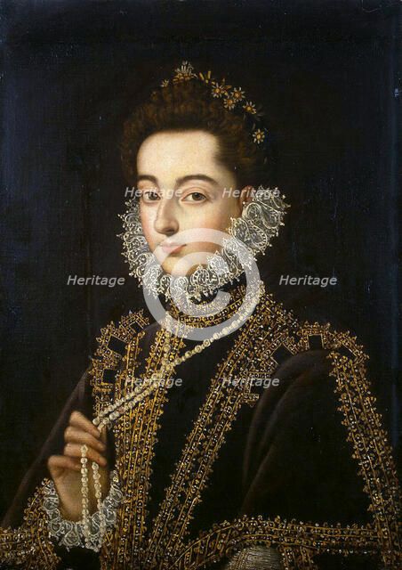 Portrait of the Infanta Catherine Michelle of Spain', (1567-1597), 1582-1585. Creator: Sánchez Coello, Alonso (1531-1588).
