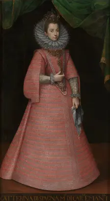 Portrait of the Infanta Catherine Michelle of Spain (1567-1597). Artist: Anonymous