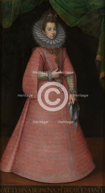 Portrait of the Infanta Catherine Michelle of Spain (1567-1597). Artist: Anonymous 