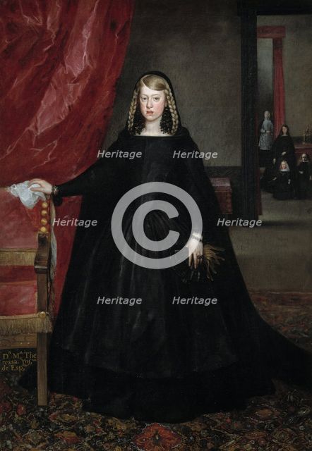 Portrait of the Infanta Margaret Theresa (1651-1673), ca. 1665-1667. Artist: Martínez del Mazo, Juan Bautista (1605-1667)